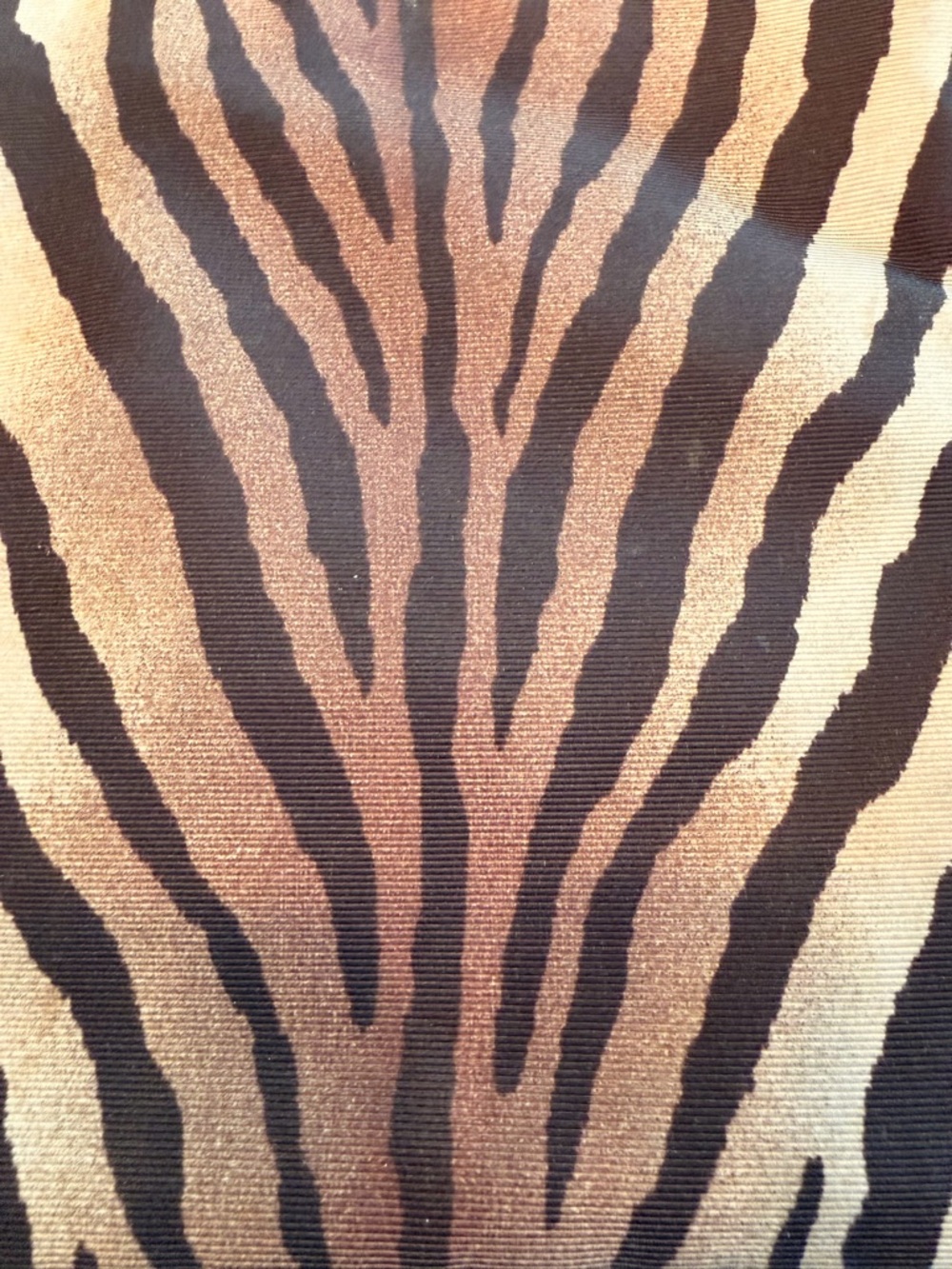 Coach Madison Zebra Browns Swingpack Crossbody Bag - Picture 5 of 8